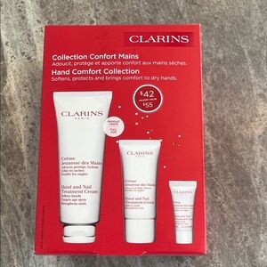 Clarins Hand Comfort Collection - Vibrant Red Packaging